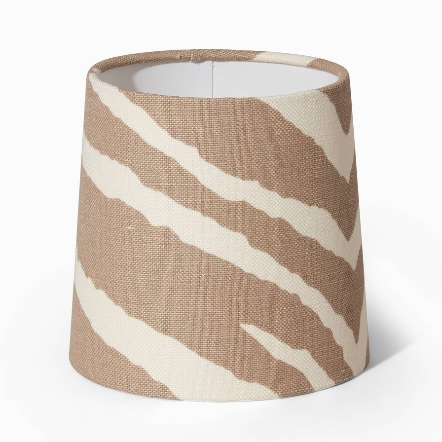 Oscar & Clothilde Lampskarm Sixten 20 Cm Zebra Beige | Lampskarmar