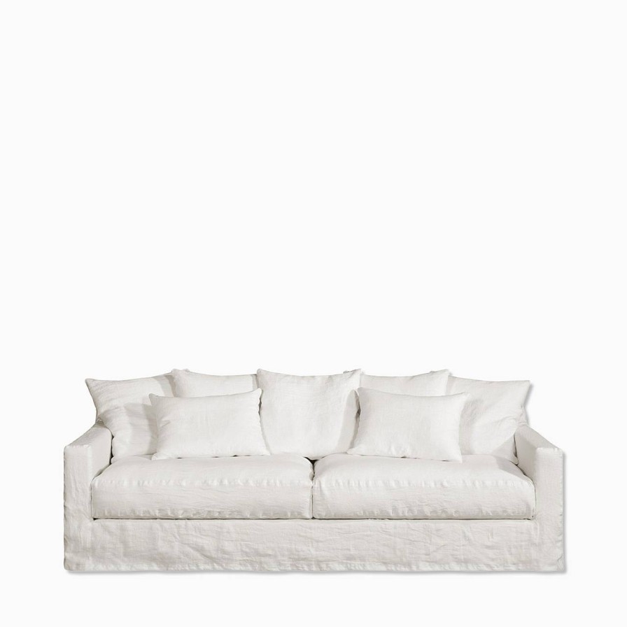 Home Spirit Soffa Biarritz 4-Sits Newlin Blanc | Sittmobler