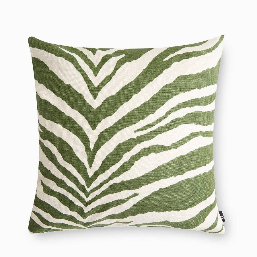 Oscar & Clothilde Kuddfodral Zebra 50X50 Gron | Kuddar