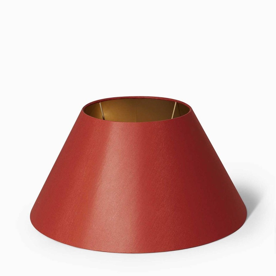 Vallentuna Skärmateljé Lampskarm Franz 43 Cm Orange | Lampskarmar