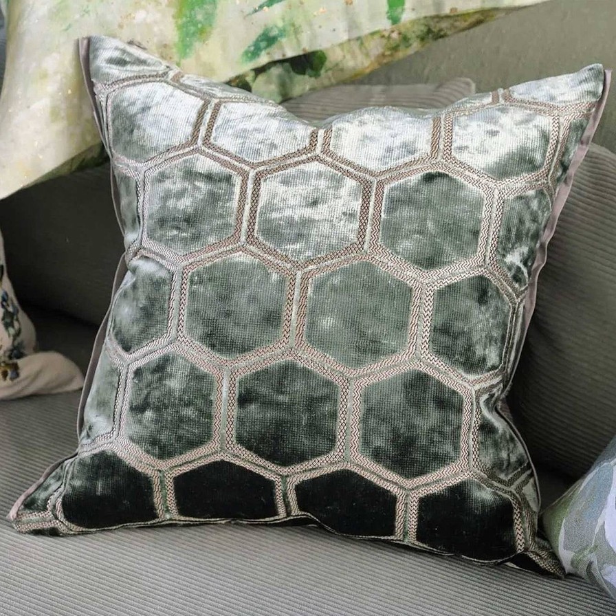 Designers Guild Kudde Manipur Jade 43X43 | Kuddar