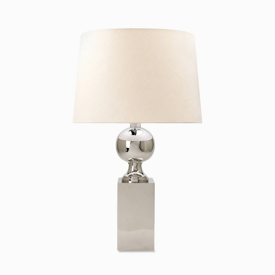 Vaughan Lampfot Woodville Nickel | Bordslampor