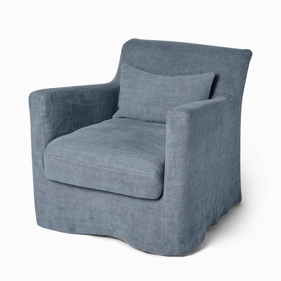 Home Spirit Fatolj Capri Newlin Bleu Gris | Sittmobler