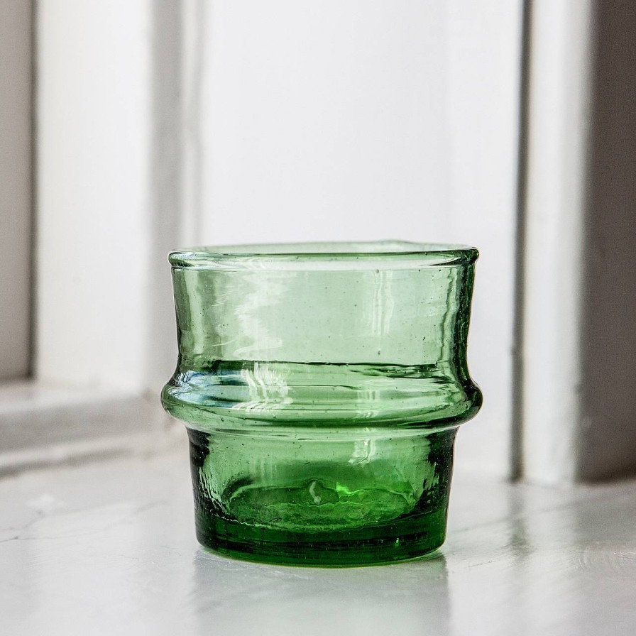 Oscar & Clothilde Dricksglas Marocko Grappa Gron | Glas