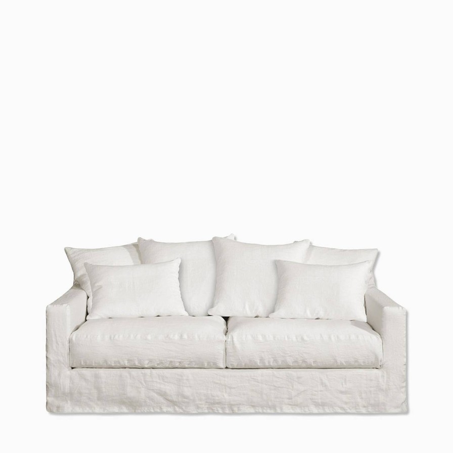 Home Spirit Soffa Biarritz 2-Sits Newlin Blanc | Sittmobler