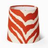 Oscar & Clothilde Lampskarm Sixten 17 Cm Zebra Orange | Lampskarmar