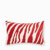 Oscar & Clothilde Kuddfodral Zebra Rod 30X50 Cm | Kuddar