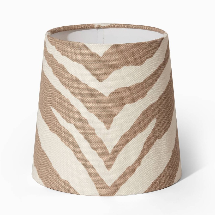 Oscar & Clothilde Lampskarm Sixten 17 Cm Zebra Beige | Lampskarmar