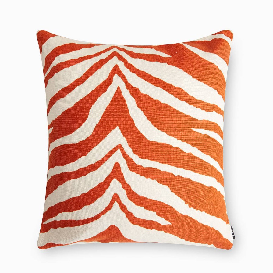 Oscar & Clothilde Kuddfodral Zebra 50X50 Orange | Kuddar