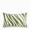 Oscar & Clothilde Kuddfodral Zebra 30X50 Gron | Kuddar