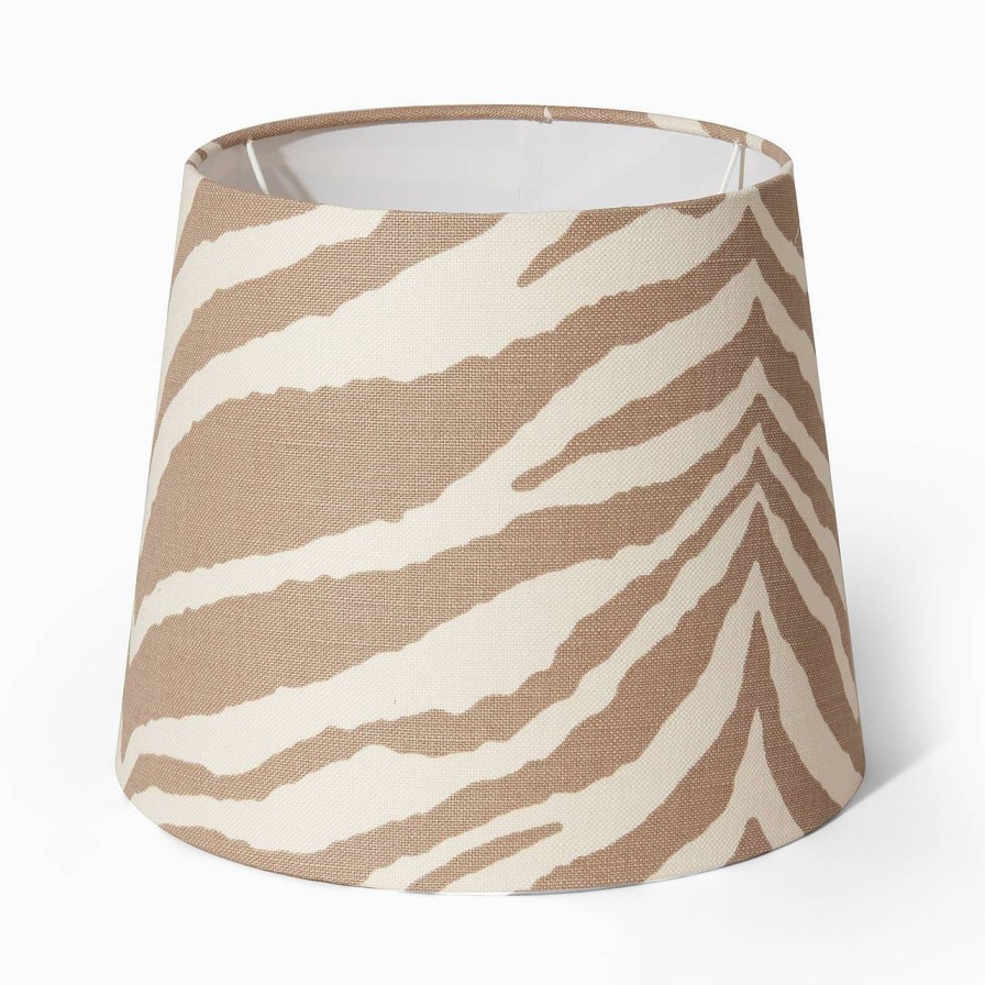 Oscar & Clothilde Lampskarm Sixten 32 Cm Zebra Beige | Lampskarmar