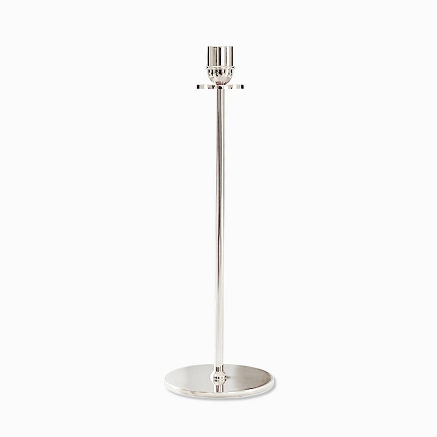 Hilke Collection Ljusstake Chiaro Di Luna 35 Cm Nickel | Ljusstakar & Ljuslyktor