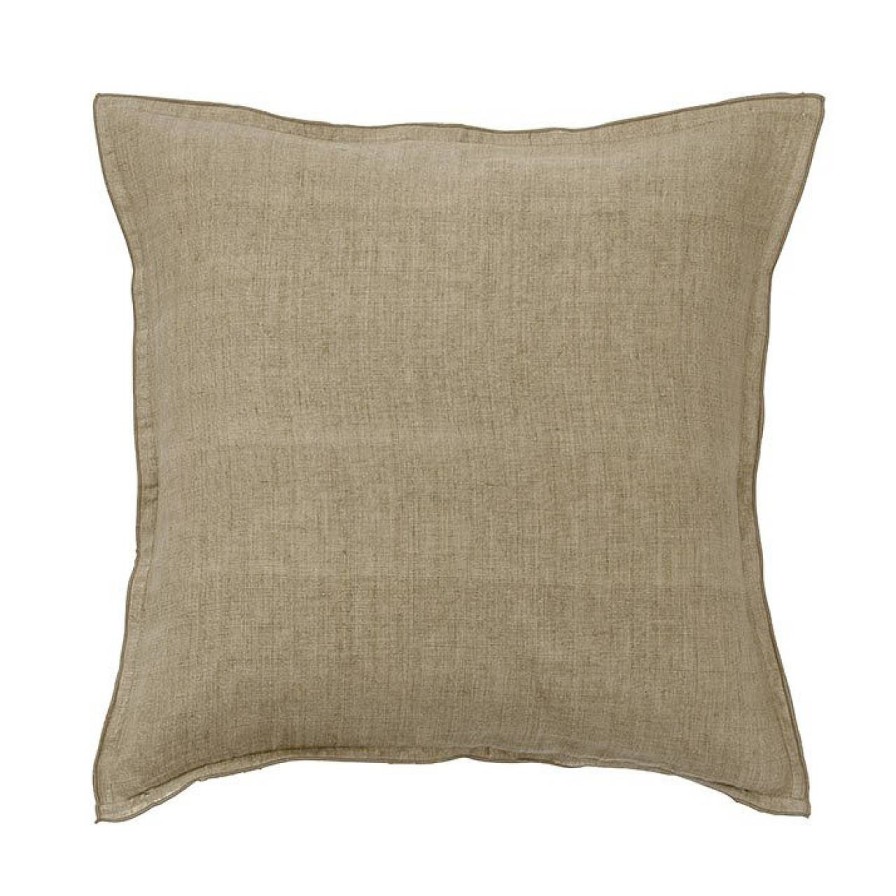 Bungalow Kuddfodral Khaki Linne 50X50 Cm | Nyheter