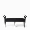 Oscar & Clothilde Bank Taburett 120 Cm Svart | Sittmobler