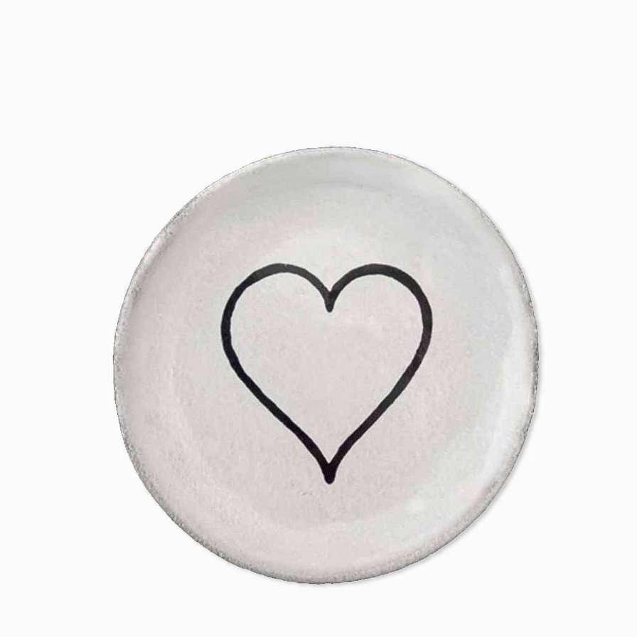 Astier de Villatte Fat Line Heart | Dekorationsforemal