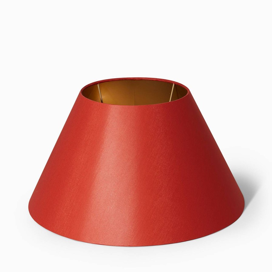 Vallentuna Skärmateljé Lampskarm Franz 35 Cm Orange | Lampskarmar