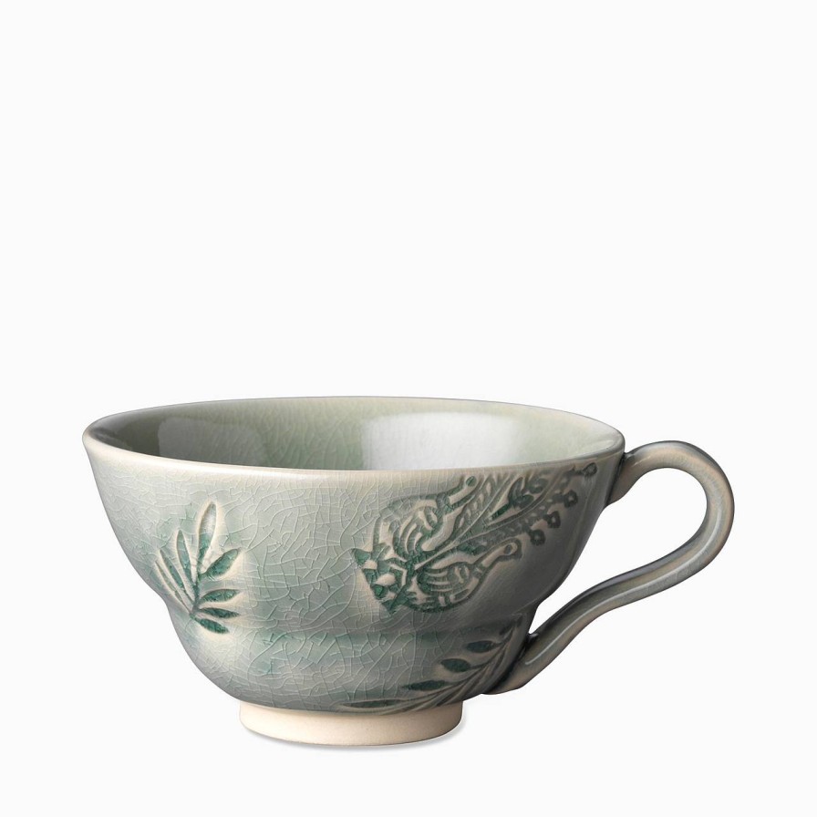 Sthål Kopp Arabesque Antique Green | Koppar